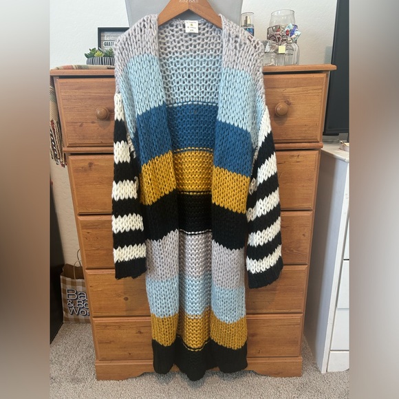 Vicidolls Bleecker Street Striped Knit Cardigan - Picture 3 of 8